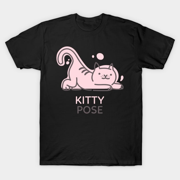 kitty pose T-Shirt by Sabahmd